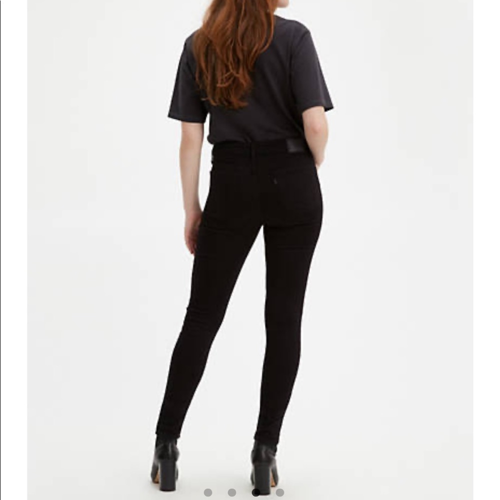 Levi’s women skinny jeans black 711